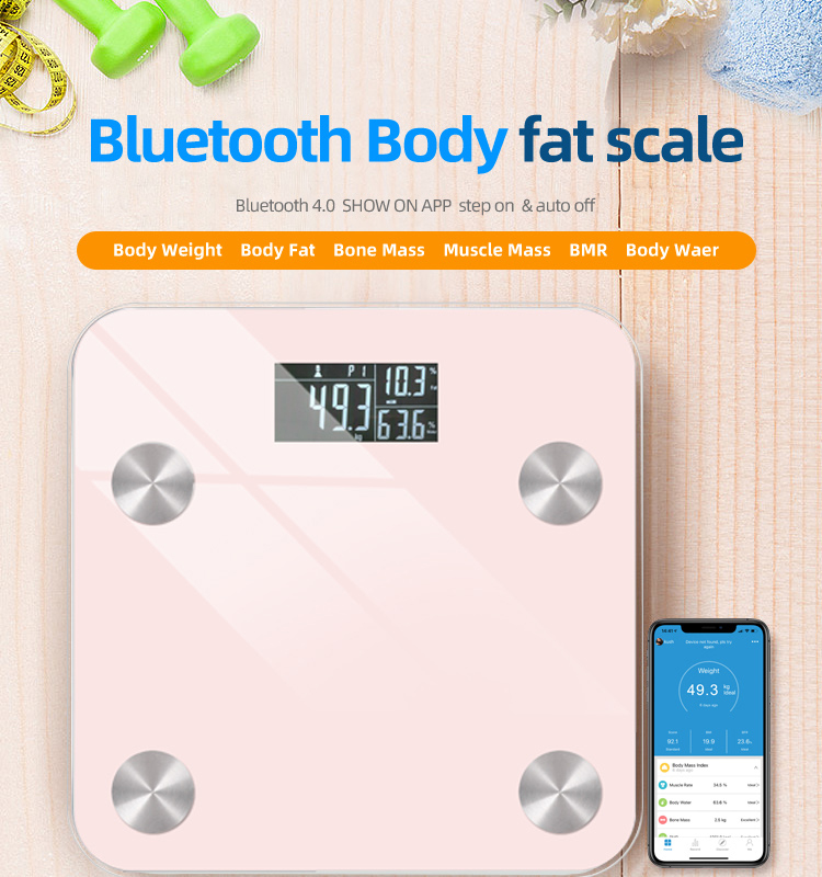цифровые весы в приложении Bluetooth