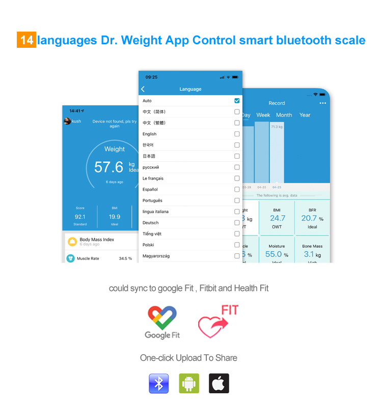 Большой ЖК-экран с подсветкой Bluetooth